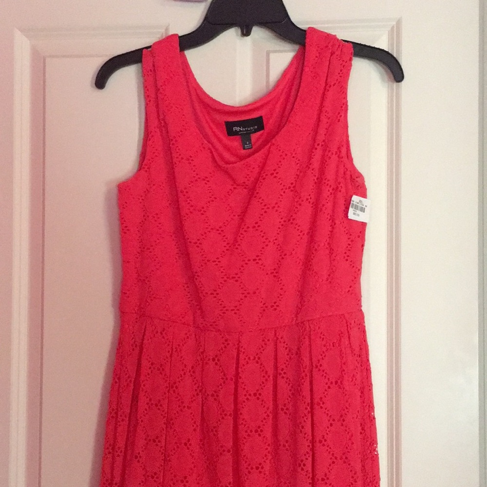 Ronni Nicole Coral Spring Dress 🌺